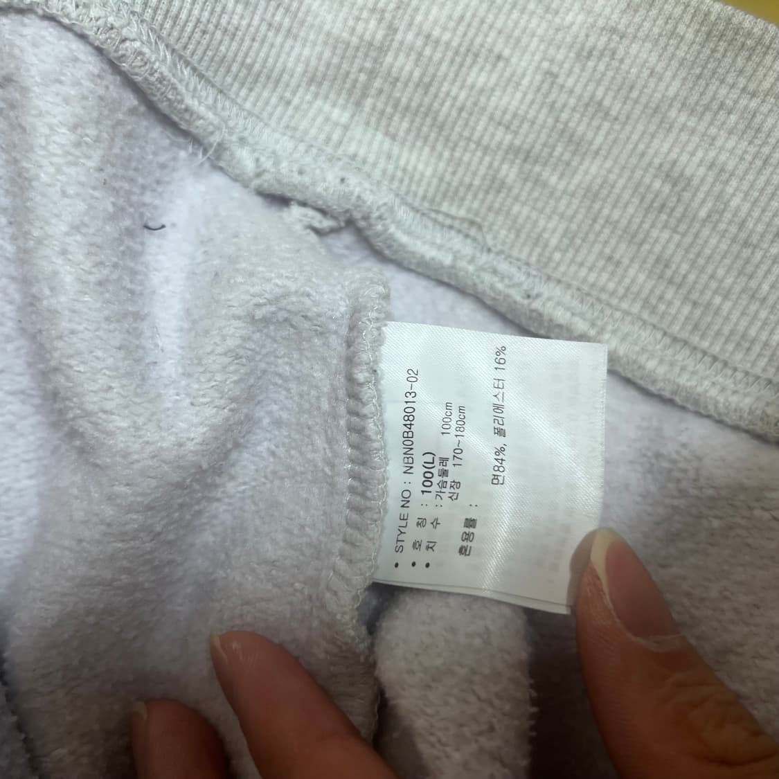 [L] 뉴발란스 공용 NB SPORTS 오버핏 기모 후드티 상품이미지9