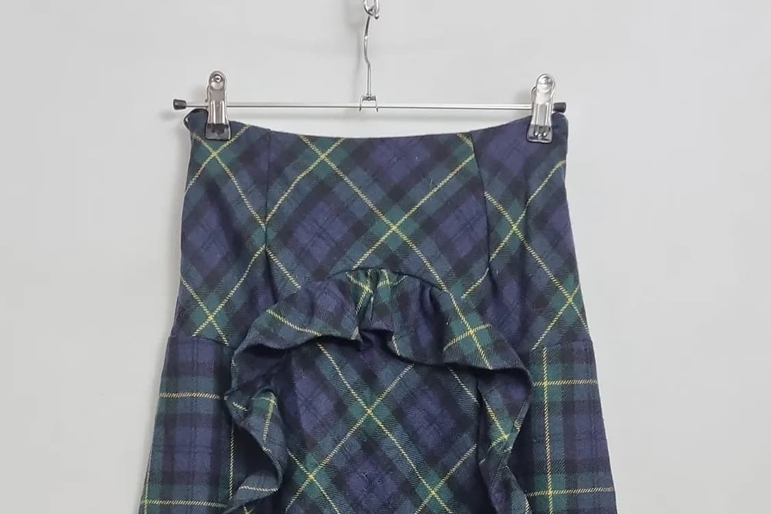 COSMETX 체크 롱스커트  상품이미지6