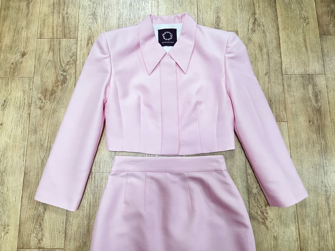 아보아보(avou avou) 울 실크 셋업 55 (크롭자켓+스커트) 상품이미지6