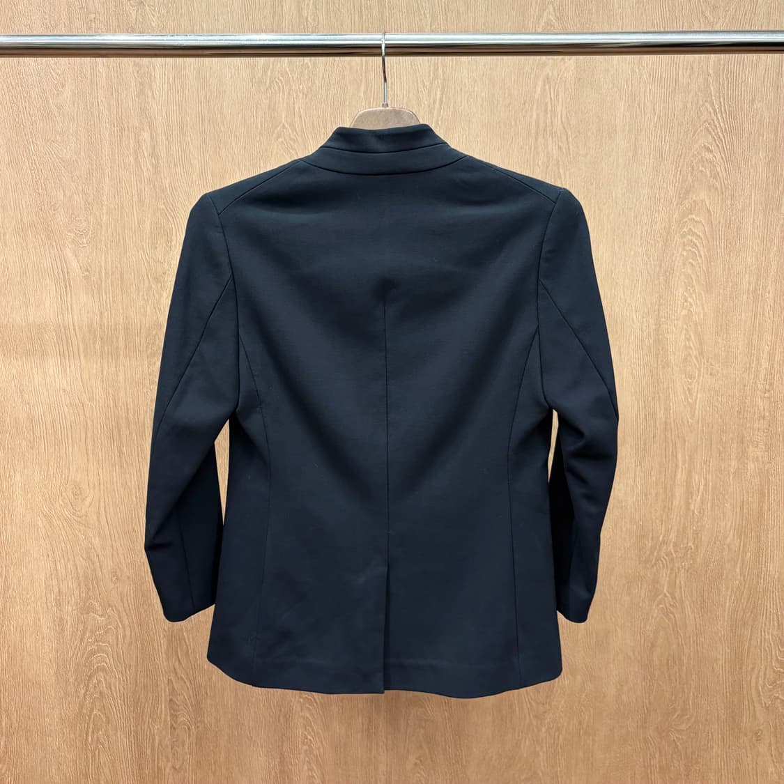 3.1 필립림 집업 테일러드 자켓 노치드 라펠 허리 절개선 디테일 블랙 상품이미지3