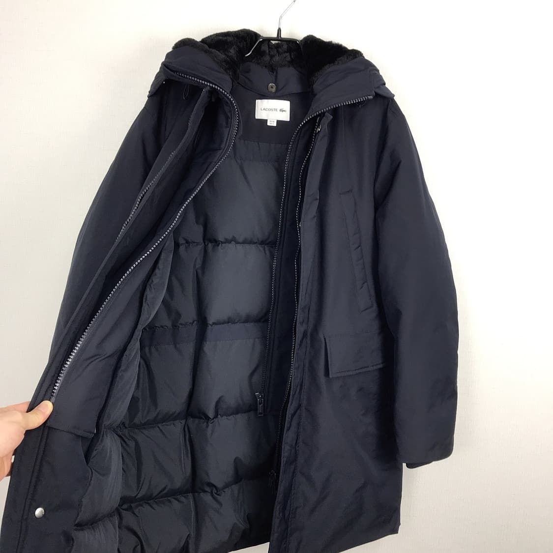 라코스테 비즈니스 덕다운 패딩 점퍼 남성95 상품이미지8