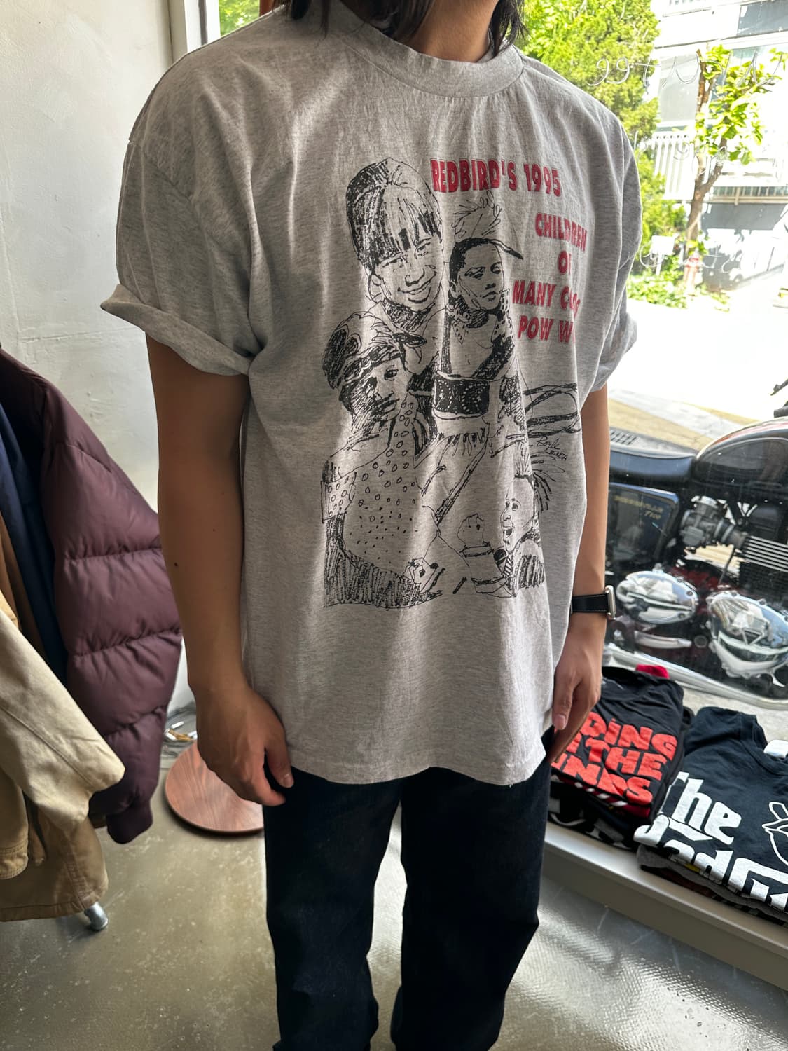 Hanes 헤인즈 1995 프린팅 스웻셔츠 상품이미지2