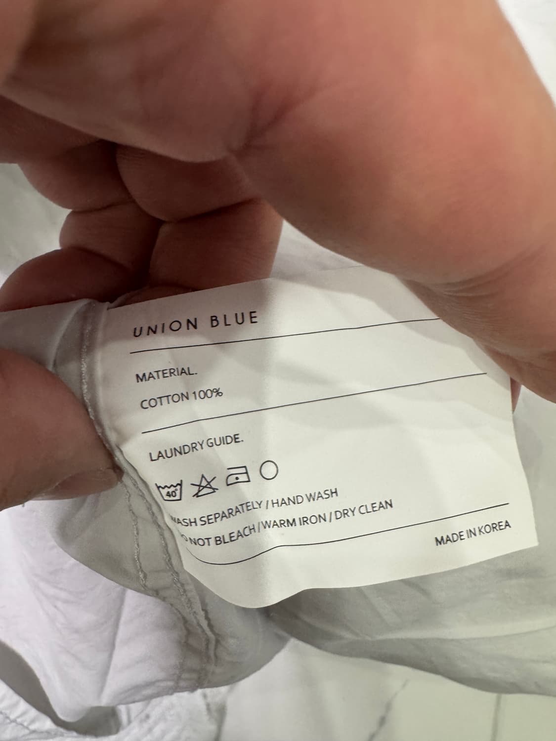 [옷장정리] 유니온블루 반팔셔츠 XL 상품이미지3