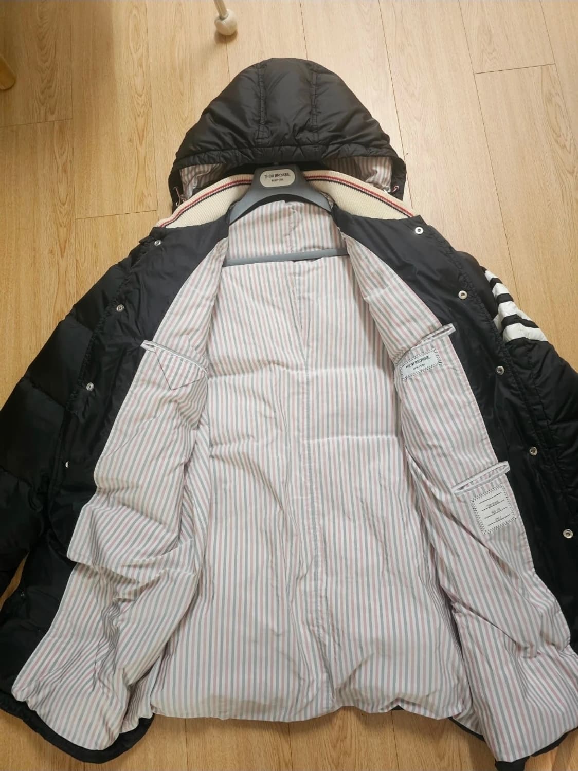 톰브라운 사선완장 후드 코트(2/정품/S급) 상품이미지2