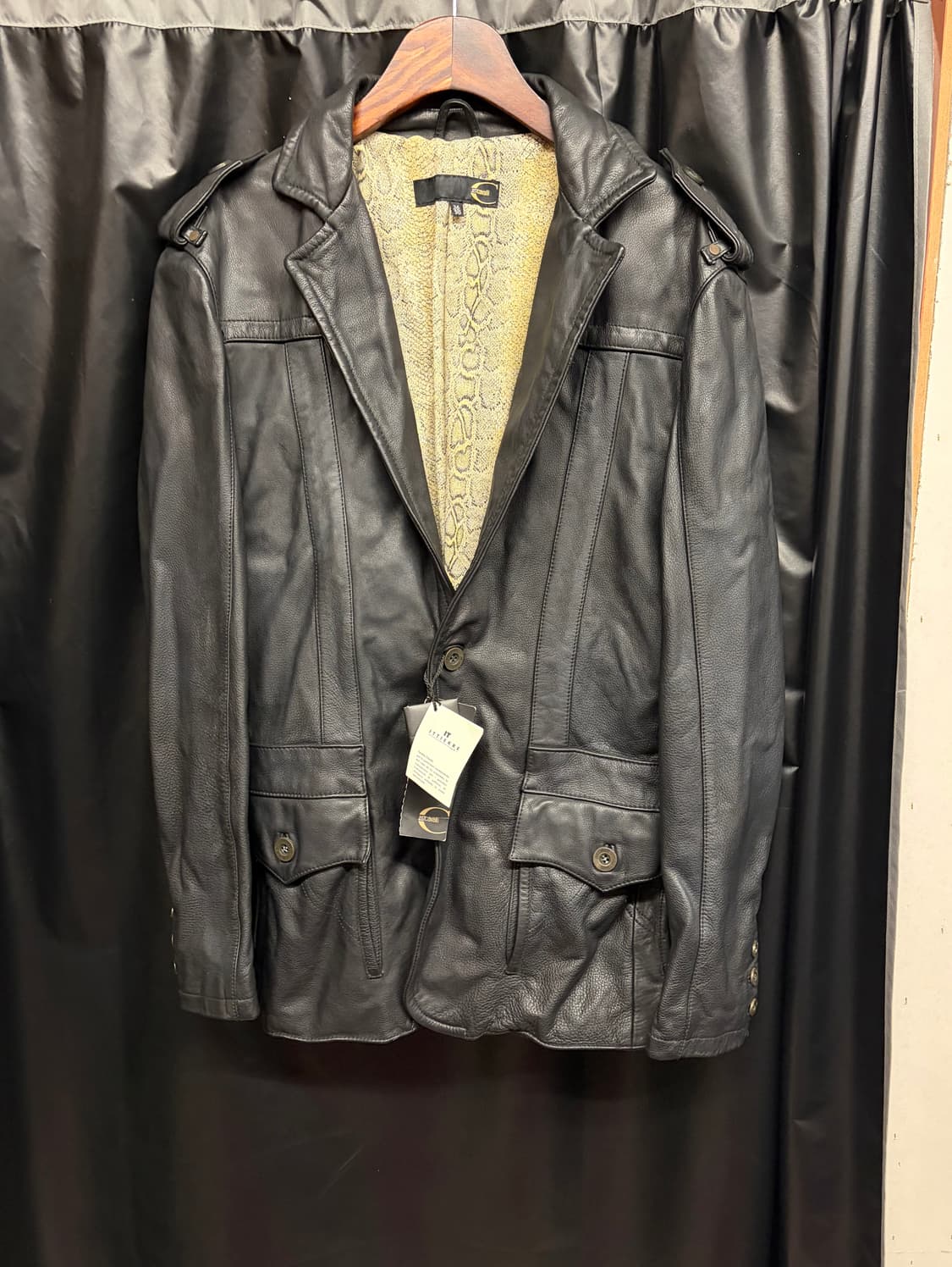 저스트카발리 레더자켓 상품이미지1