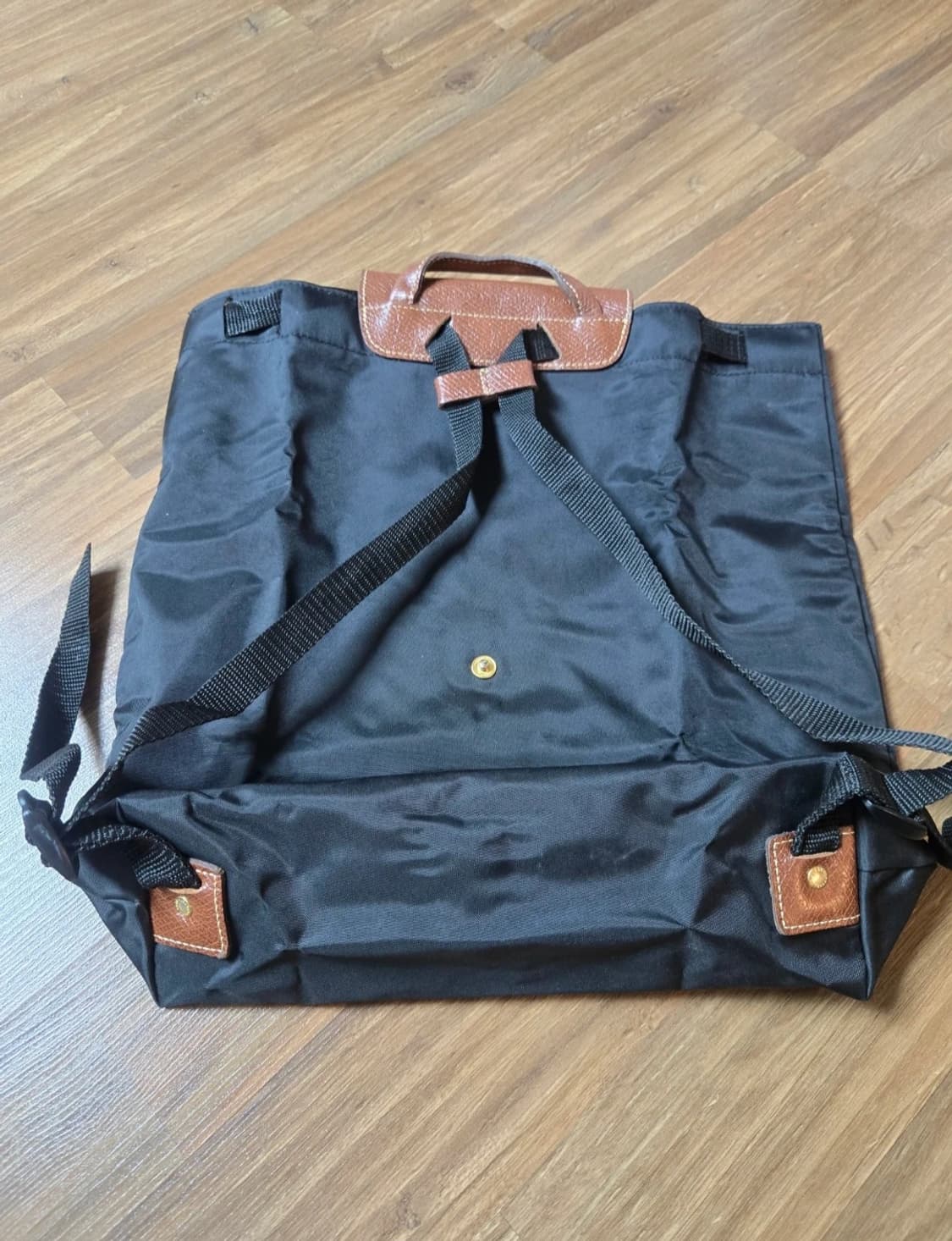 롱샴 르 플리아쥬 백팩 오리지널 L 블랙 [정품] 상품이미지2