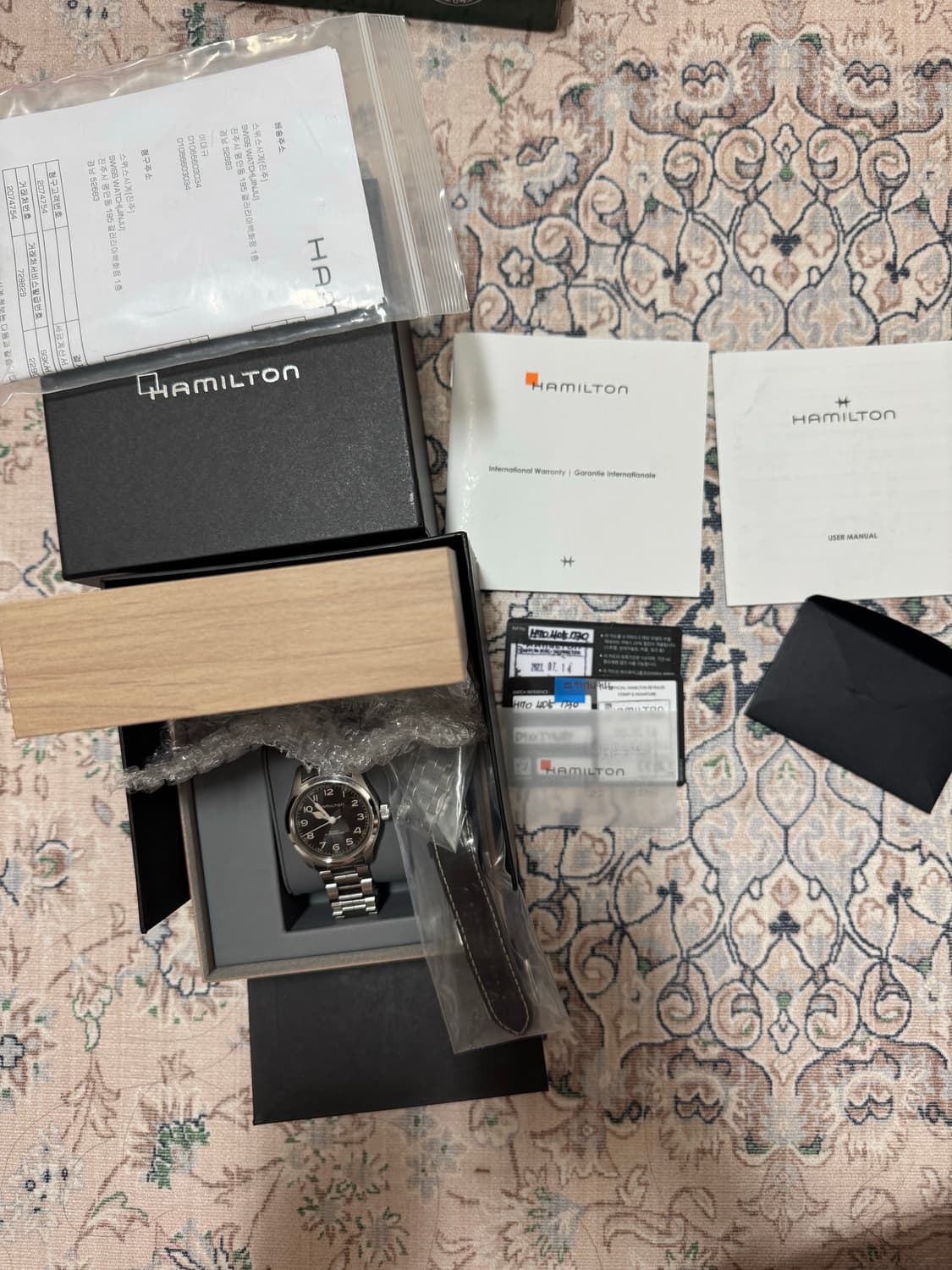 해밀턴 머피 38mm 오토매틱 풀박스 상품이미지1