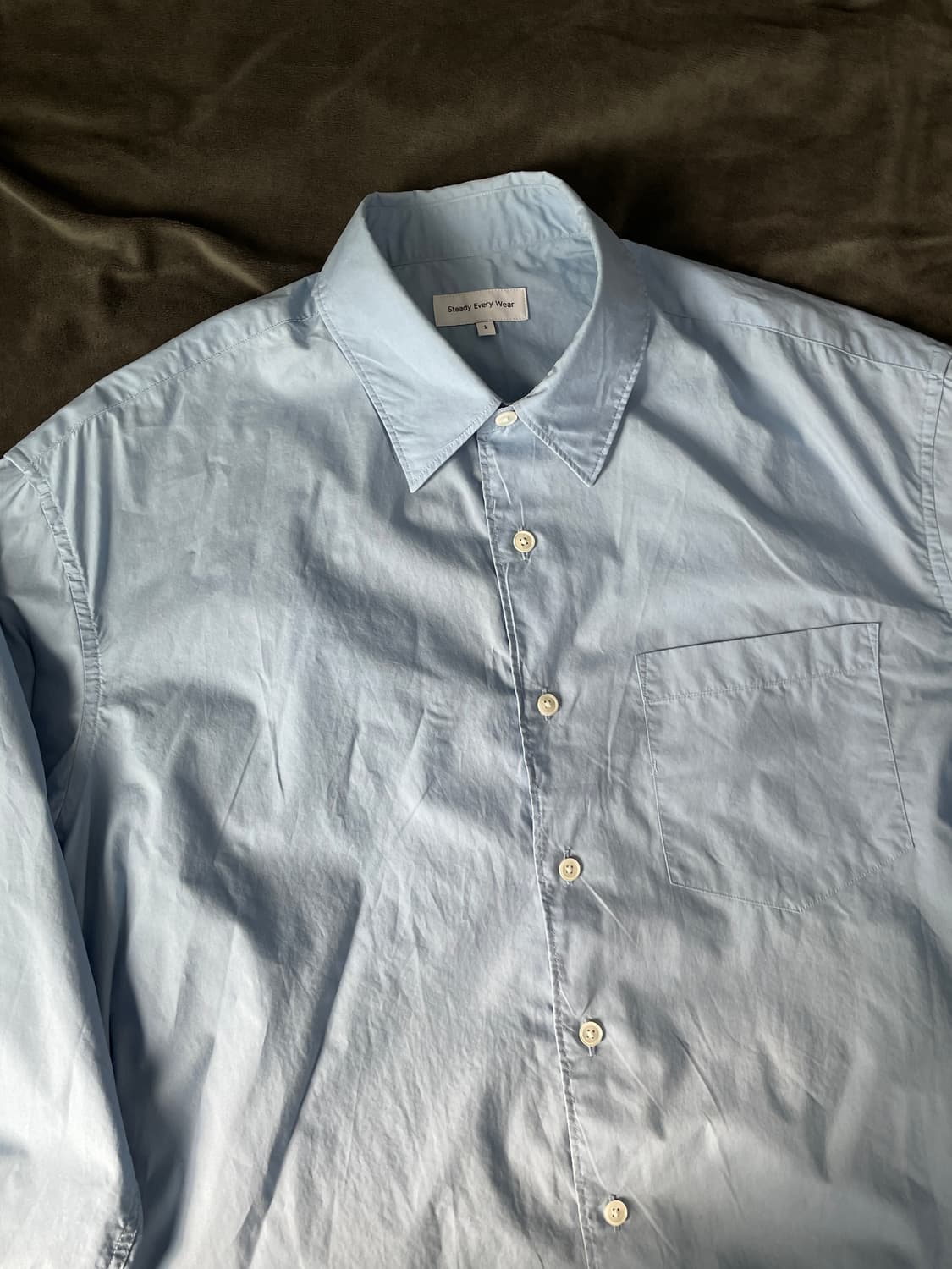 스테디 에브리웨어 Light Relaxed Daily 셔츠 삭스 블루 1 상품이미지1