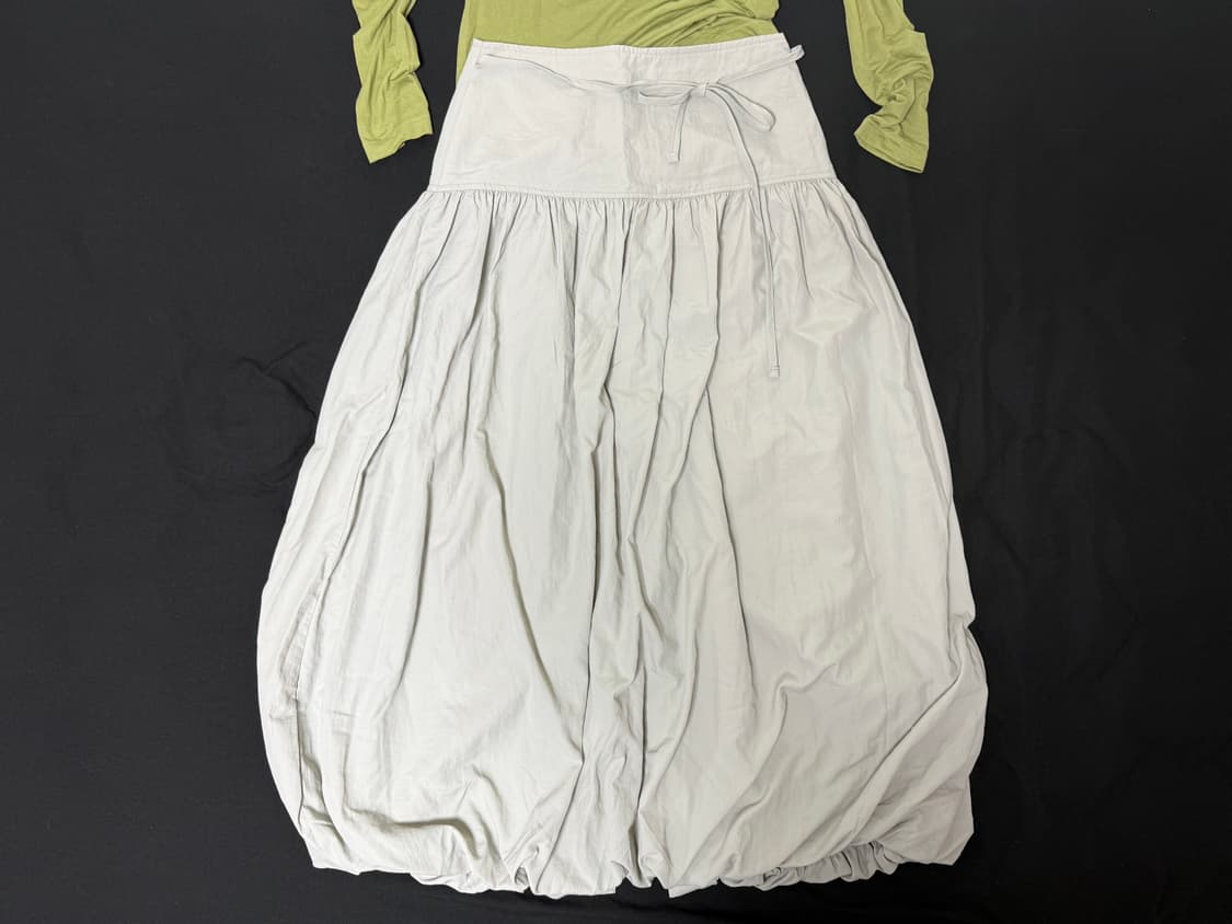 Grey padded skirt 상품이미지1