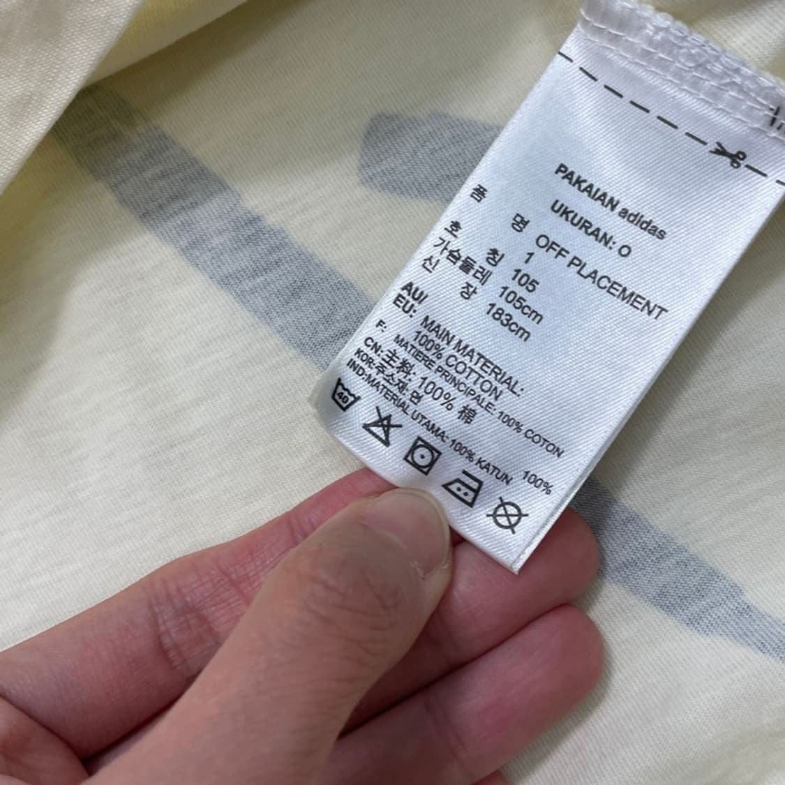 ADIDAS OFF PLACE MENT 반팔 105 상품이미지7