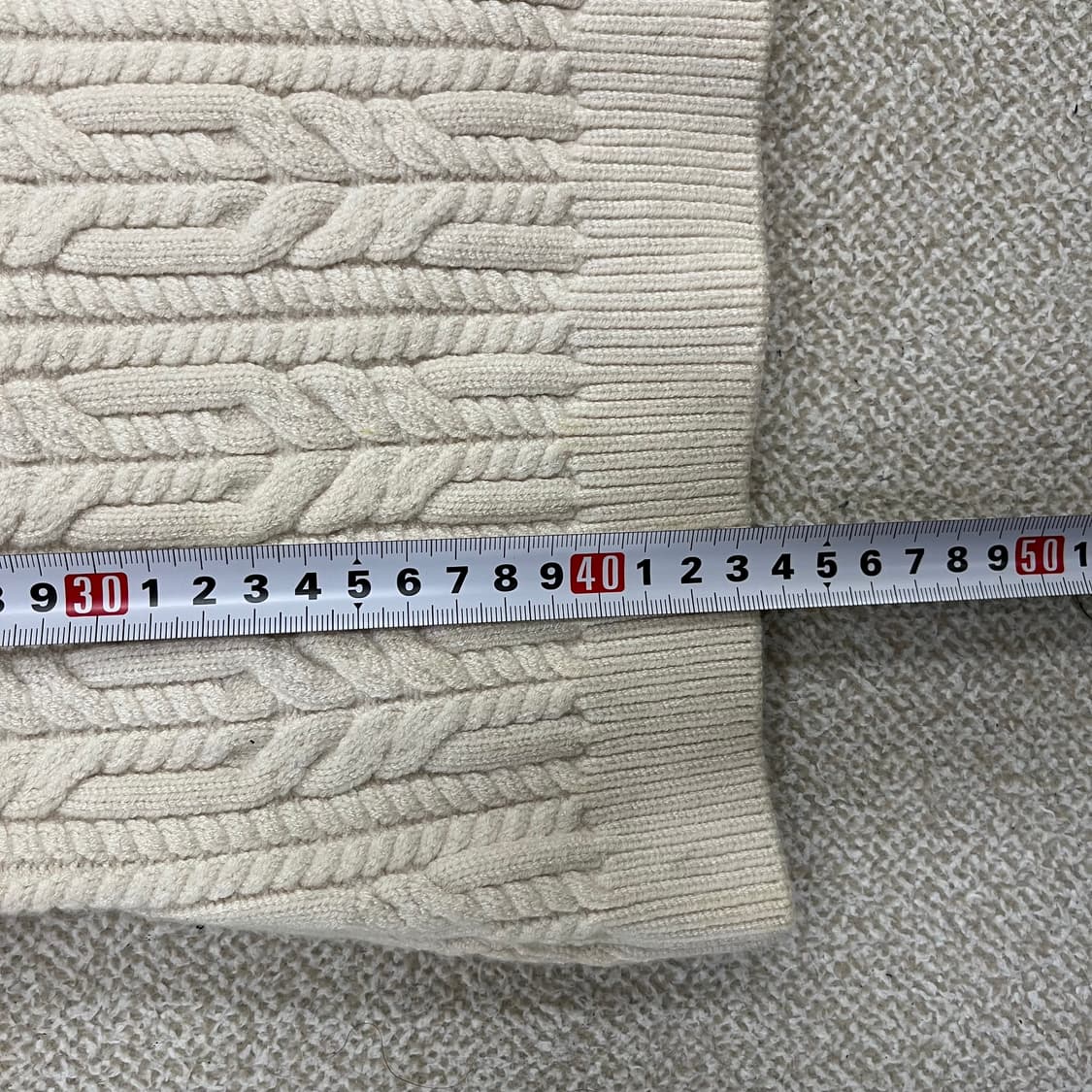 [S] 새상품 자라 원숄더 케이블 니트 스웨터 0119M1 상품이미지7