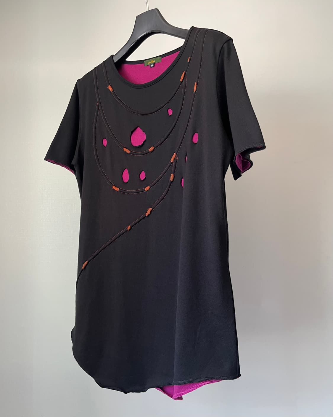 Obelisk Asymmetry Double Face Cutsew 상품이미지1