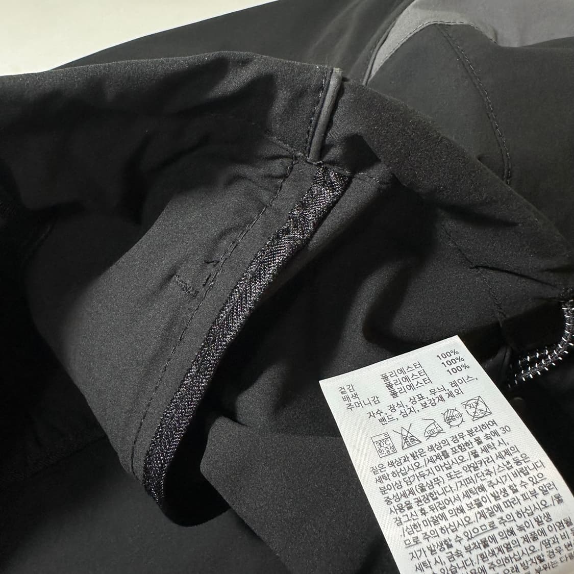 우먼S-M 골스튜디오 오버핏 블랙 크롭 바람막이 자켓 상품이미지8