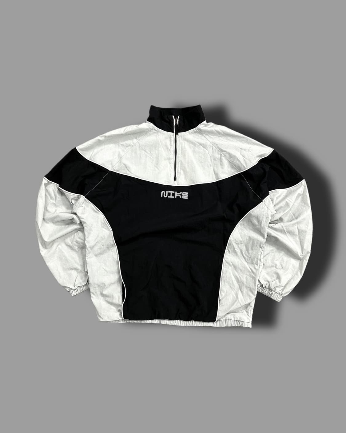 나이키 블랙 그레이 우븐 아노락 XL 상품이미지4