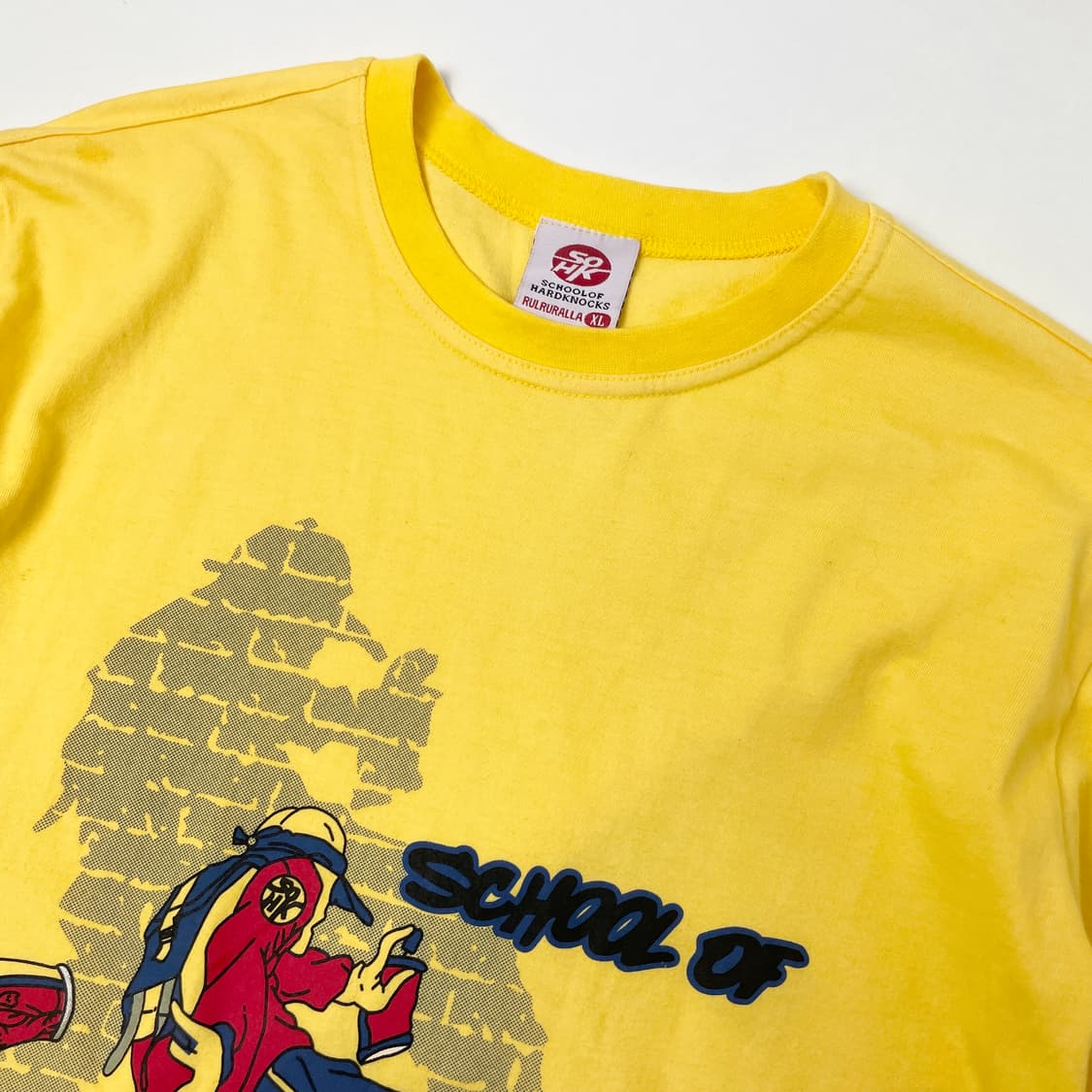 스쿨오브하드락 빈티지 힙합 반팔 티셔츠 XL 상품이미지2