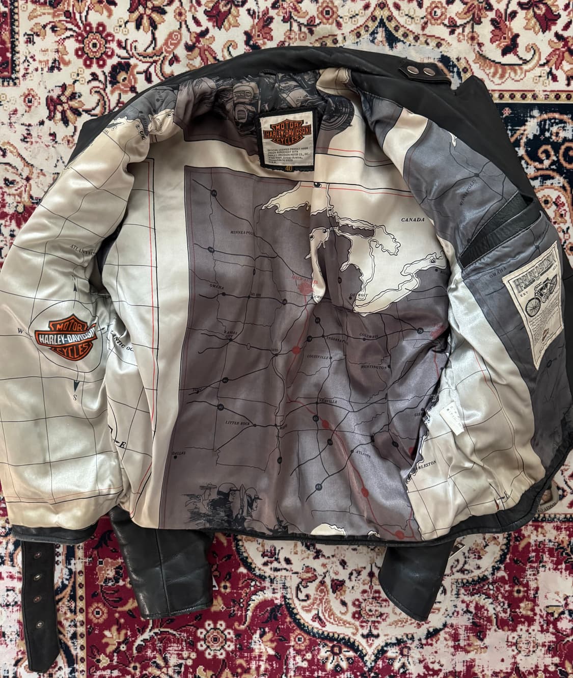 할리 데이비슨 라이더 자켓 105sz 상품이미지3