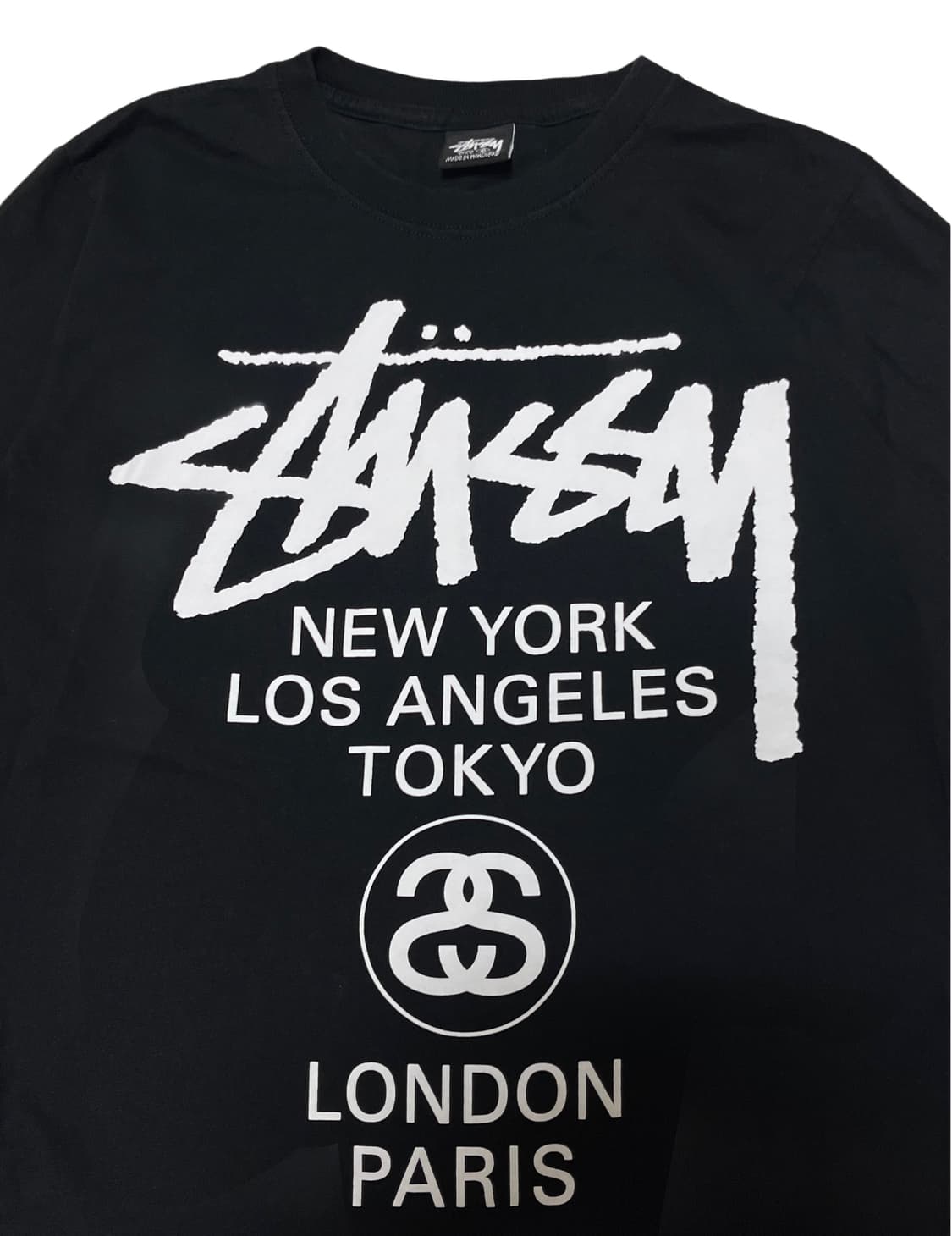 ✨ 스투시 월드투어 긴팔티 (블랙) 상품이미지3