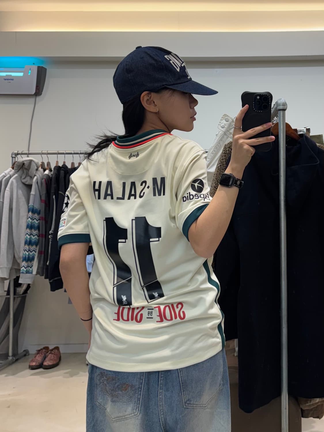 나이키 리버풀 모하메드 살라 21 써드 스타디움 반팔저지 상품이미지3