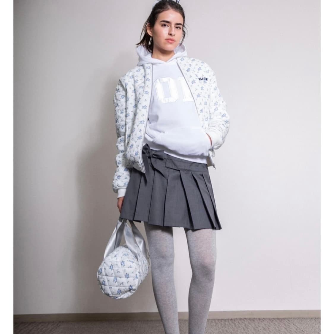 샬롬클럽 messy flower jumper 상품이미지2