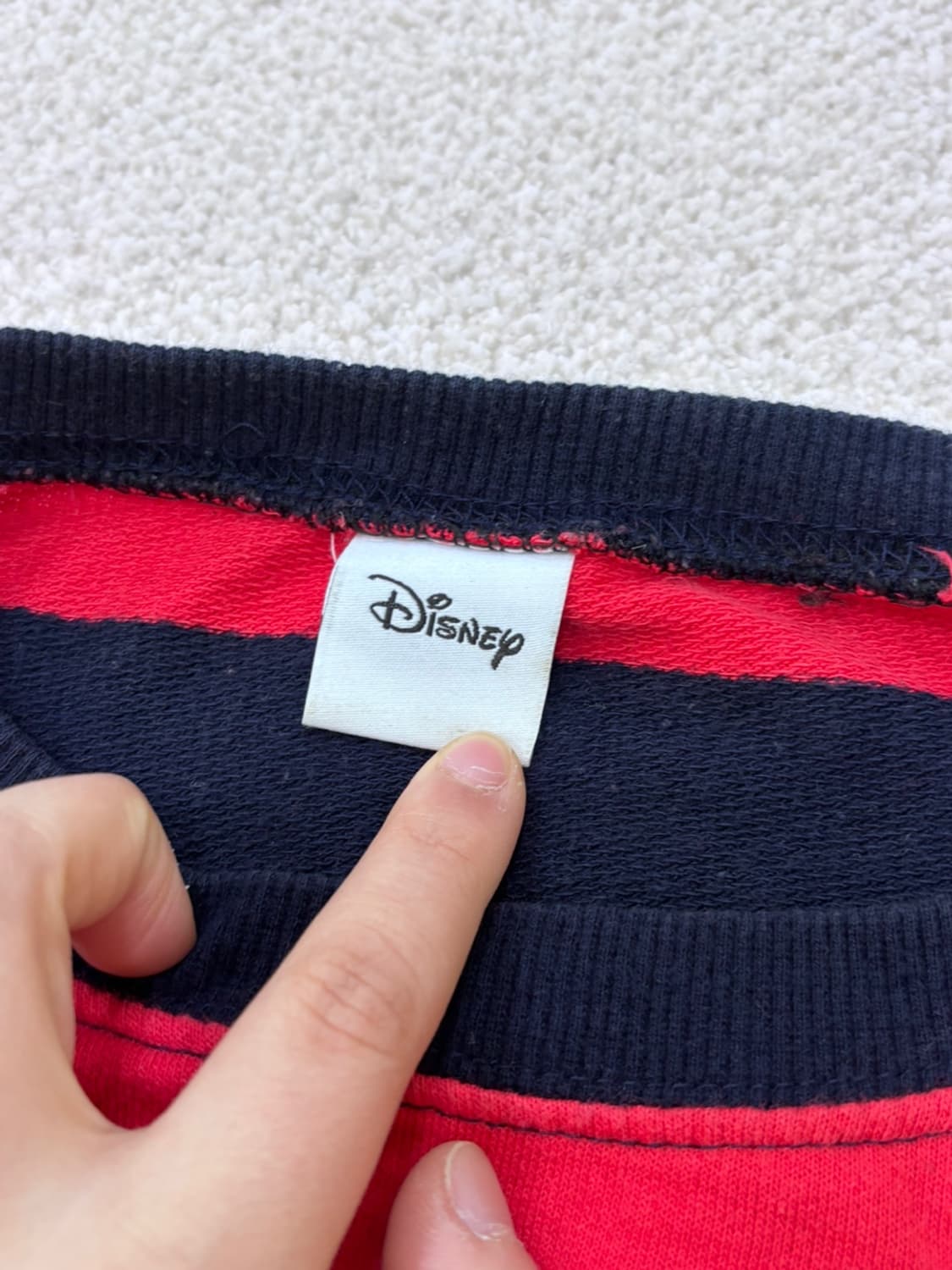 실측확인 디즈니 맨투맨 티셔츠 0306E 상품이미지3