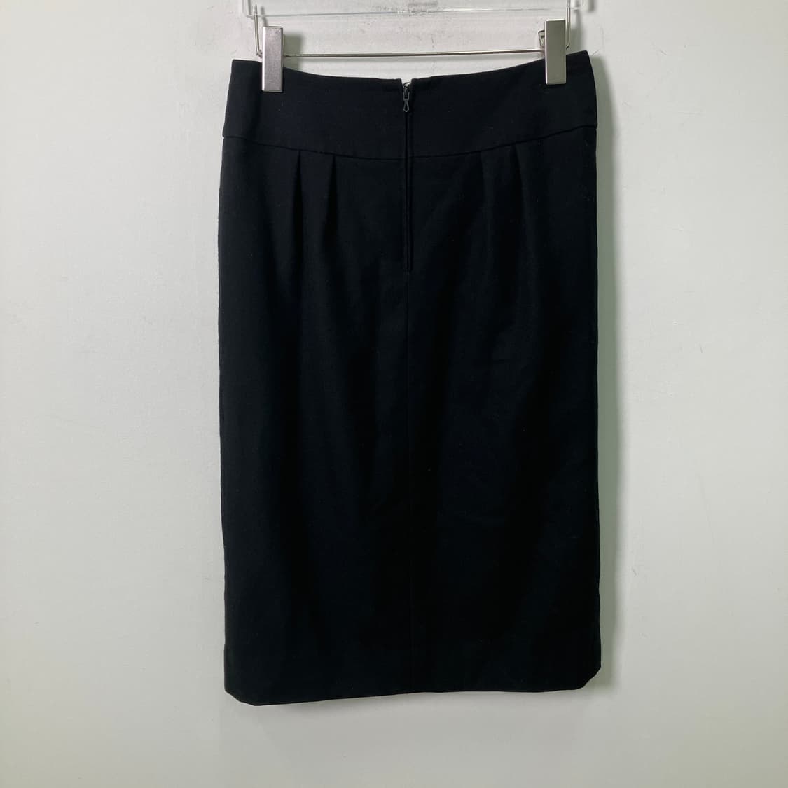 Celine 셀린느 블랙 울 미디스커트 40 상품이미지1