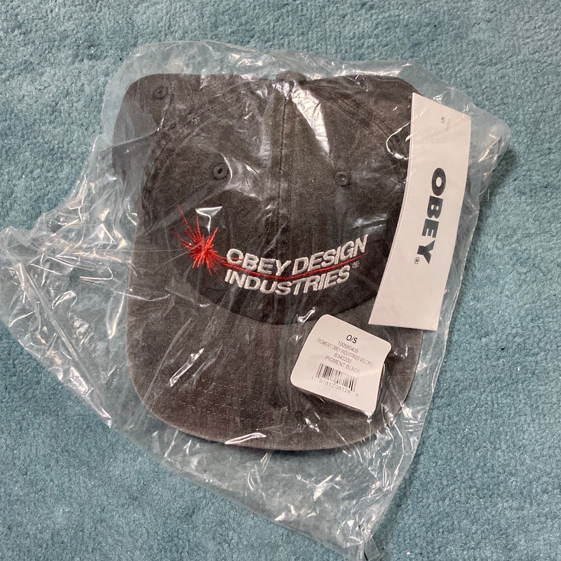 오베이 피그먼트 벨크로백 햇 상품이미지1