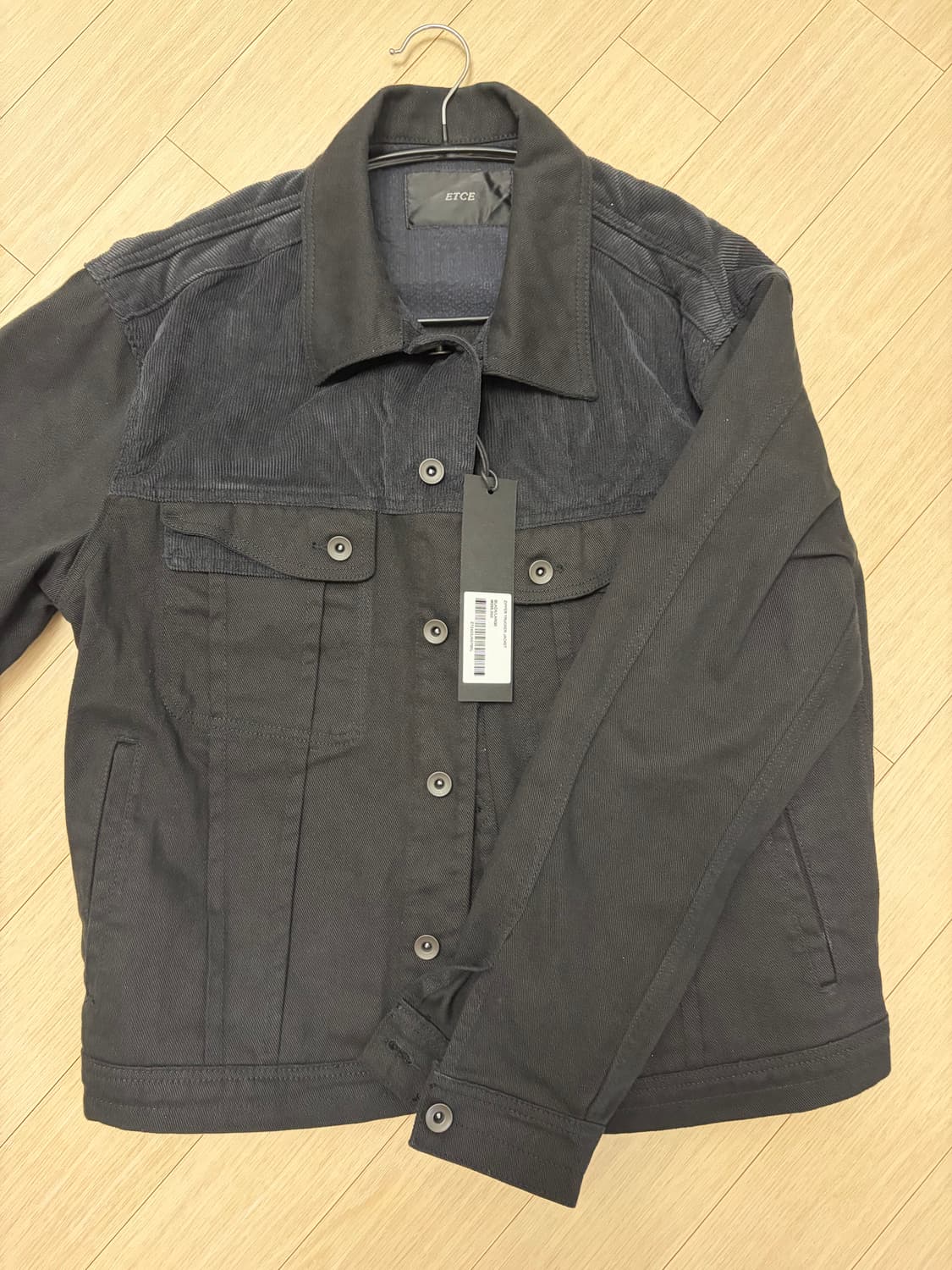 ETCE Zipper Trucker Jacket Black(트러커 자켓) 상품이미지2