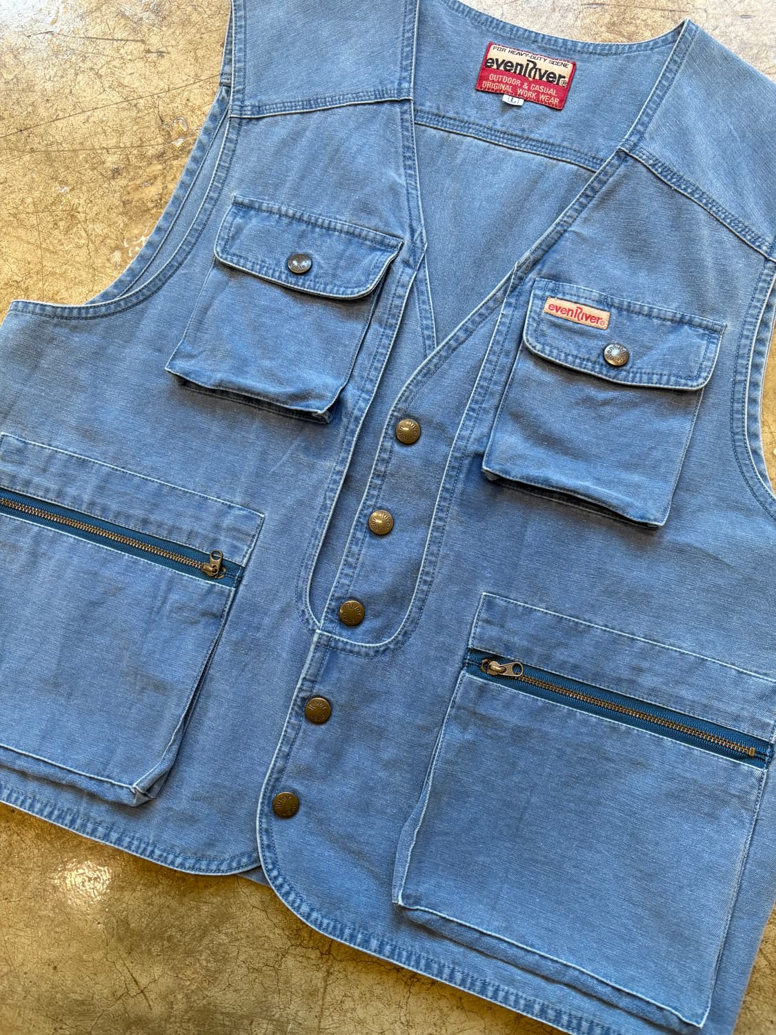 evenriver 워크웨어 코튼 베스트 상품이미지2