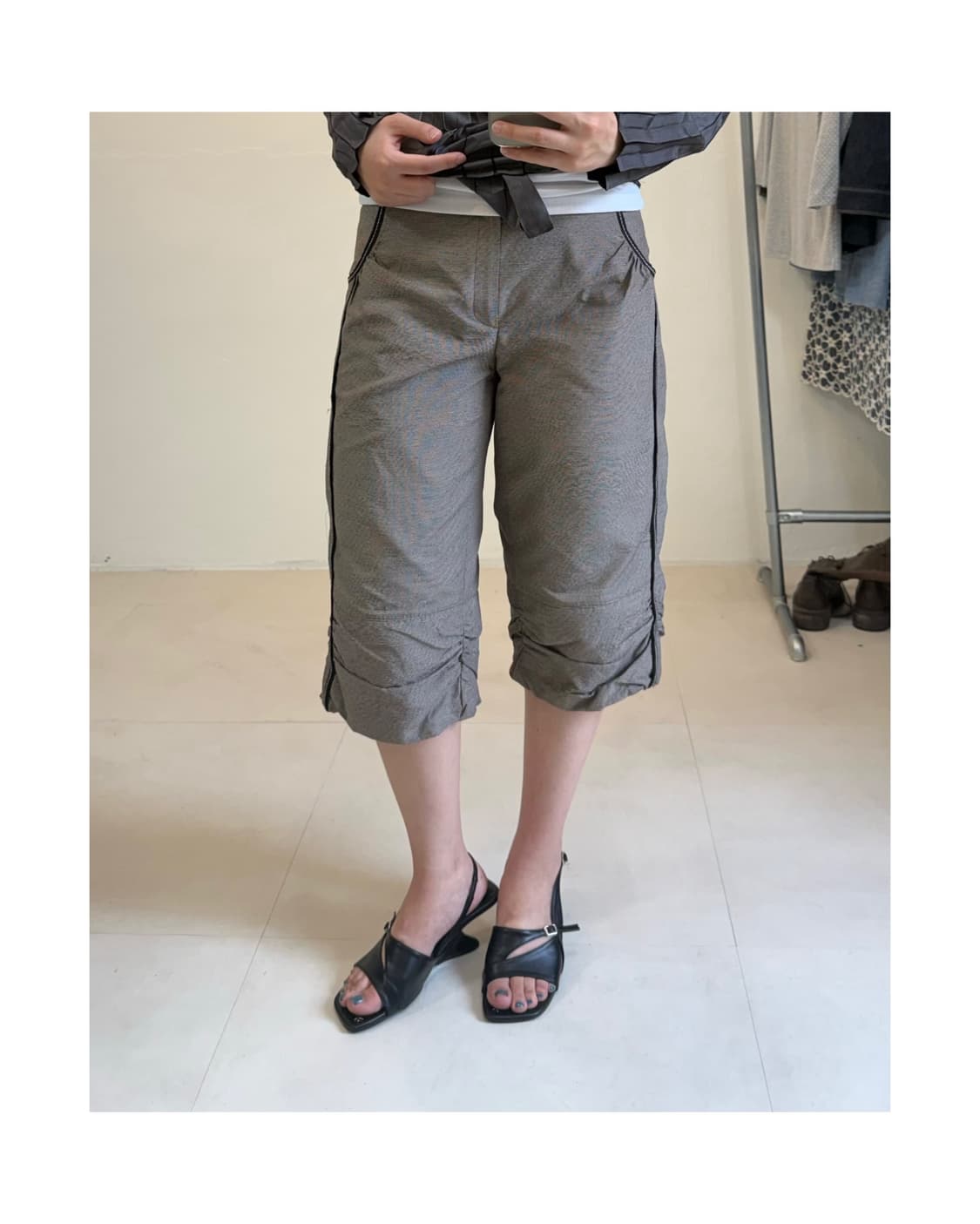 Hiroko koshino 7부 팬츠 상품이미지2