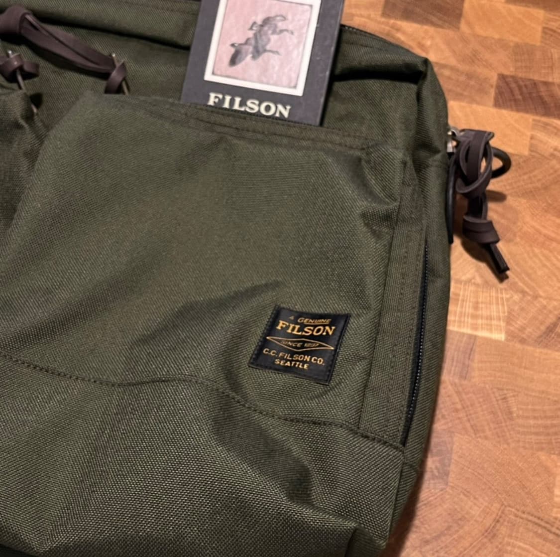 (새상품) 필슨 878 오터그린 브리프케이스 가방 상품이미지7