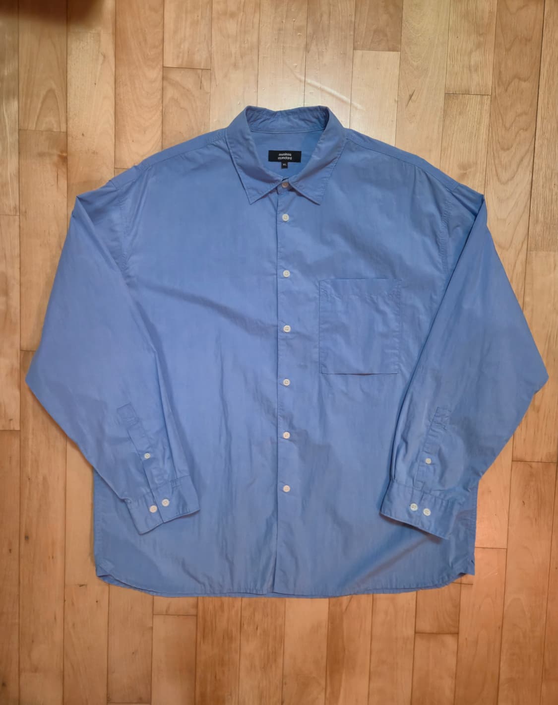 무신사 스탠다드 시티 레저 셔츠 XL 블루 상품이미지1