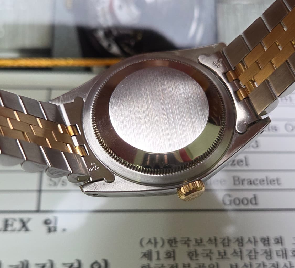 롤렉스 데이저스트 16233 딥블루청판 18K콤비 10P다이아 쥬빌리줄  상품이미지8
