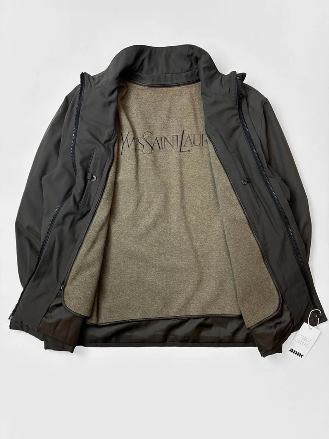 입생로랑 YSL 00s 2중핏 블루종 쉘 자켓 PN5060 상품이미지2