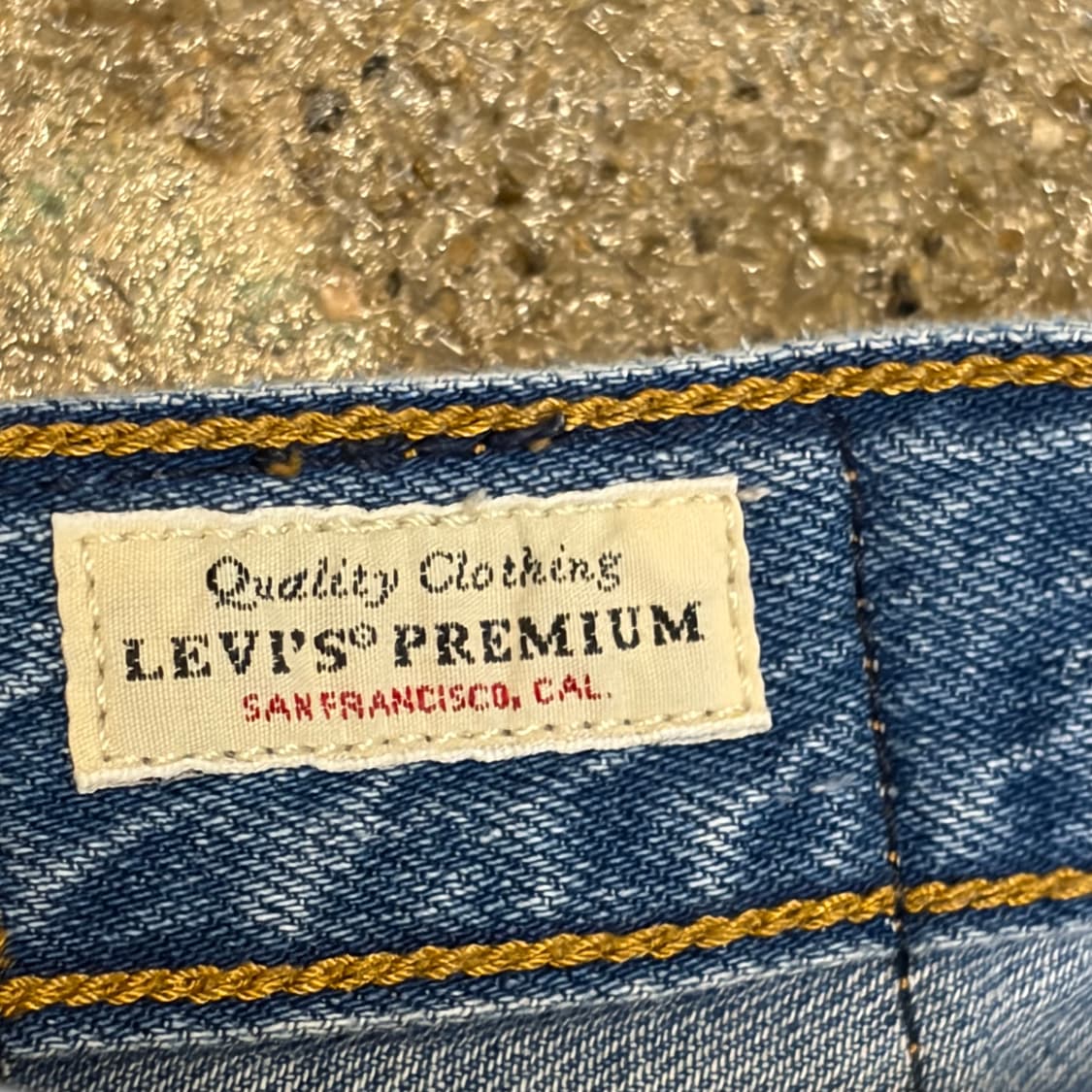 USA 빈티지 리바이스 립케이지 스트레이트 여성 청바지 상품이미지6