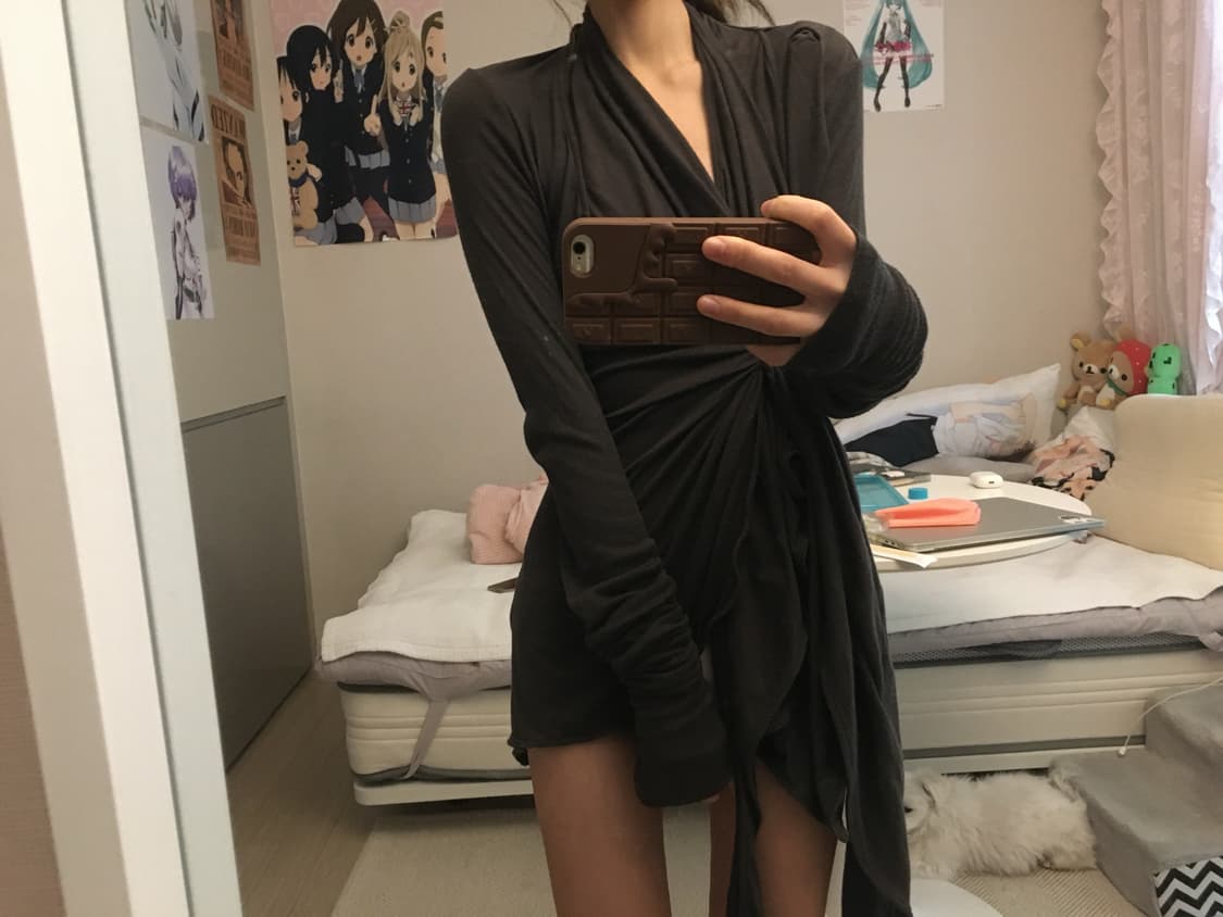 릭오웬스 드레이핑 가디건 상품이미지1