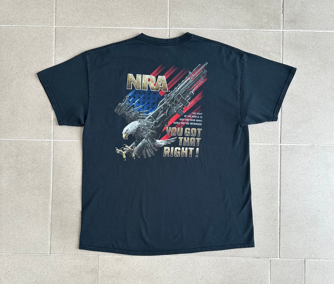 빈티지 NRA 티셔츠 XL 상품이미지1