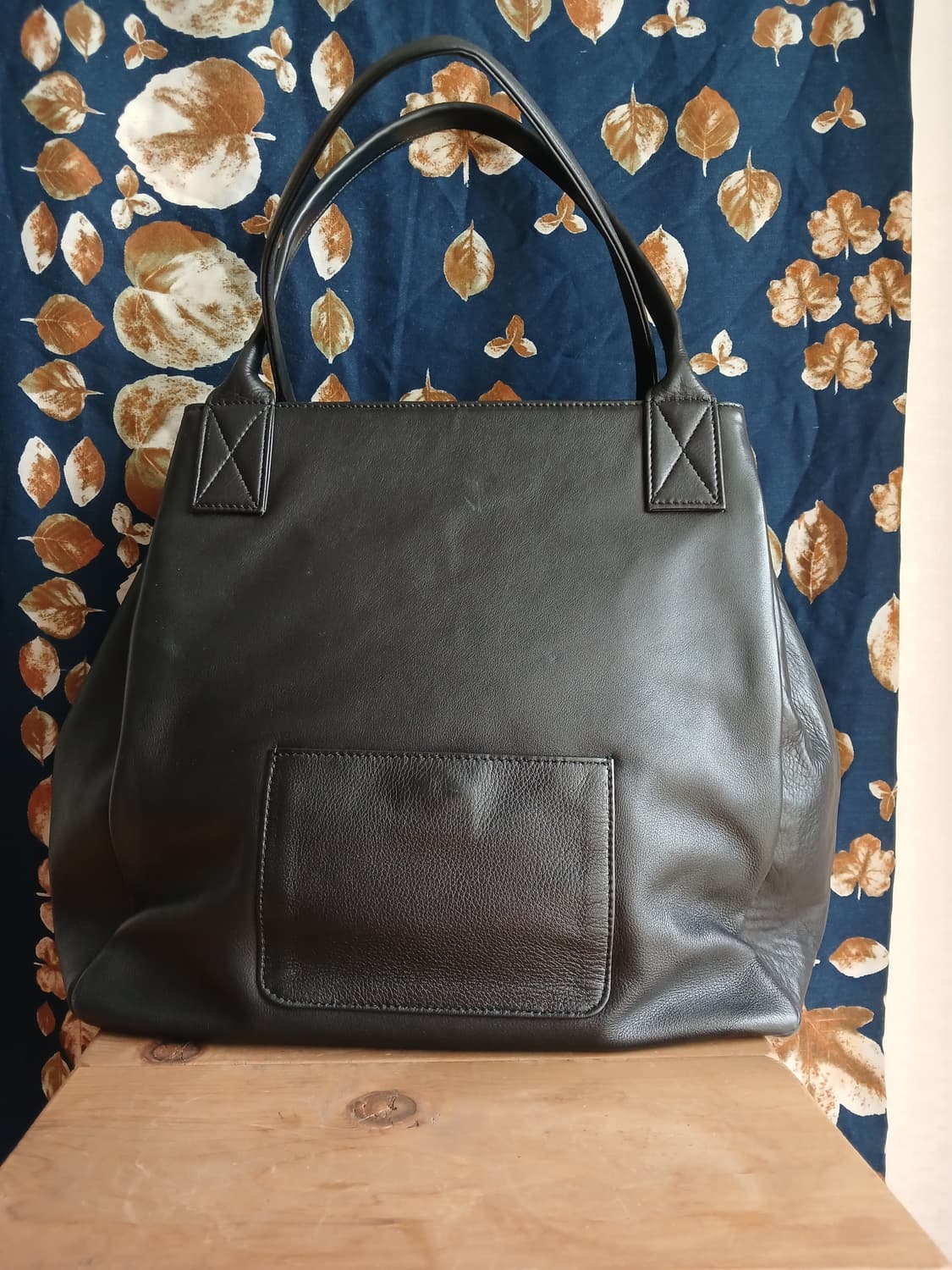 machiko jinto 일본브랜드의 블랙가죽가방  상품이미지2