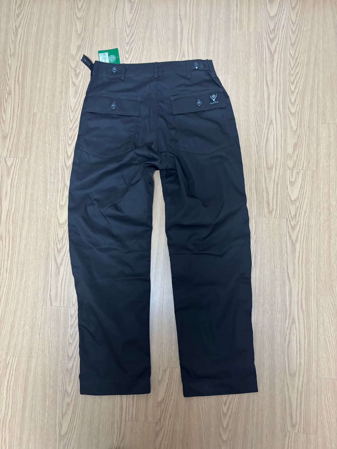 [새상품/32] 남이서팔 SW28 퍼티그 트윌 팬츠 면바지 블랙   상품이미지3