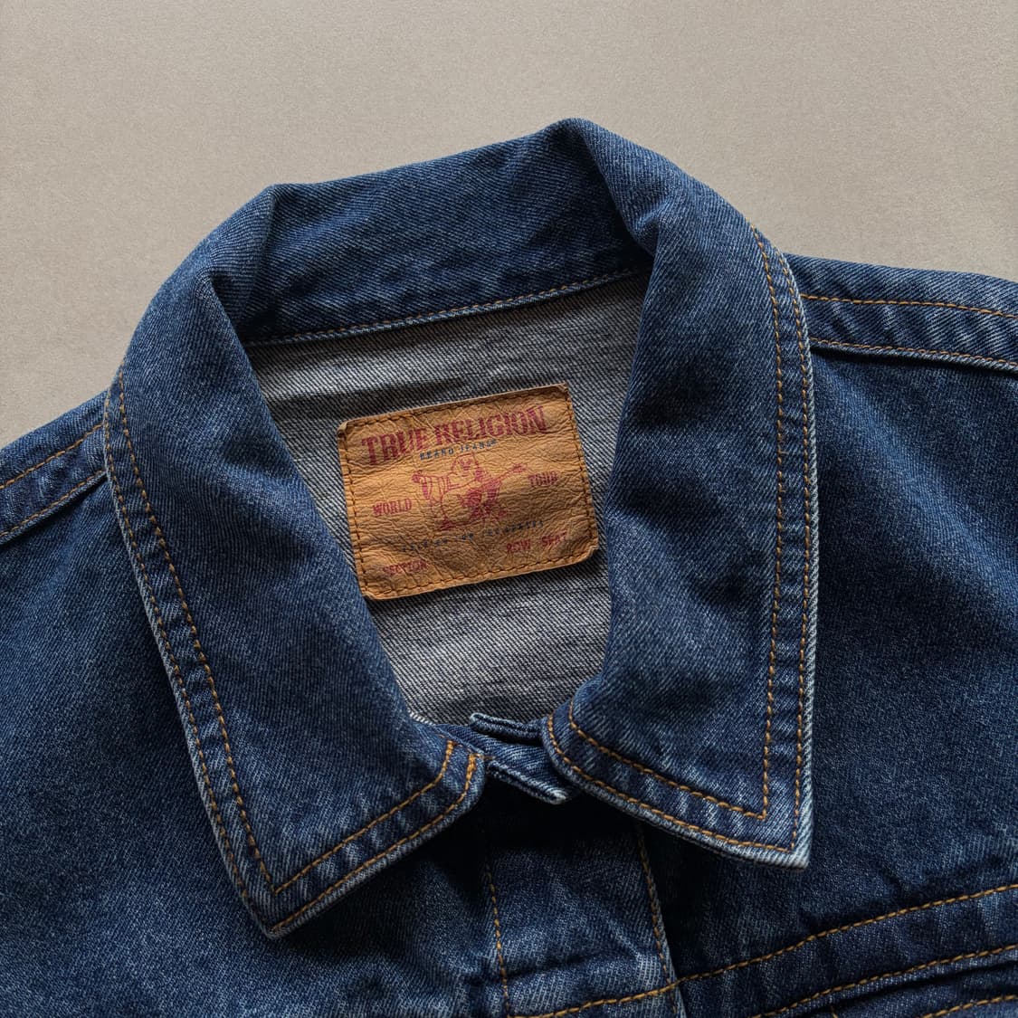 [S]트루릴리전 우먼 퀼팅 인디고 데님 자켓 상품이미지9