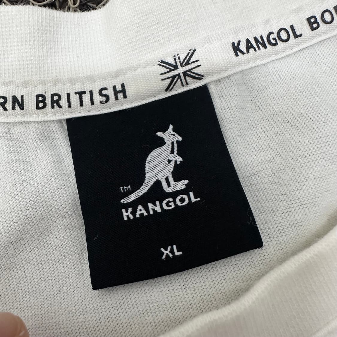 캉골 반팔티셔츠 화이트 XL 상품이미지3