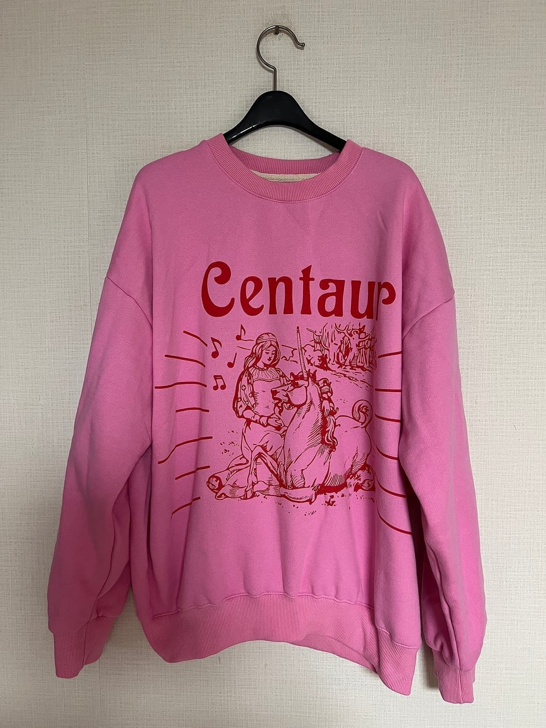 더센토르 기모 맨투맨 핑크 (이유비 맨투맨), 더센토르 맨투맨 상품이미지7