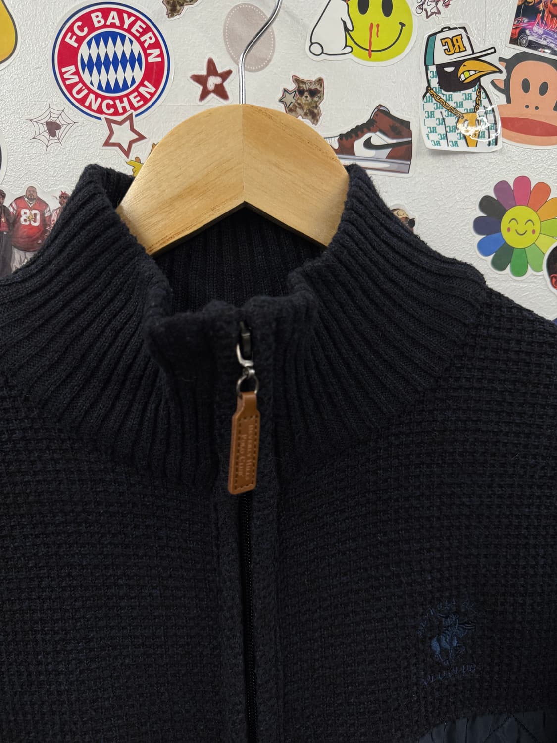 비버리힐스 폴로클럽 퀼팅 니트 M 상품이미지5