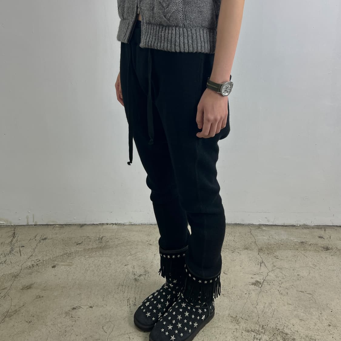 nude: Masahiko Maruyama 니트 사루엘 팬츠 상품이미지2