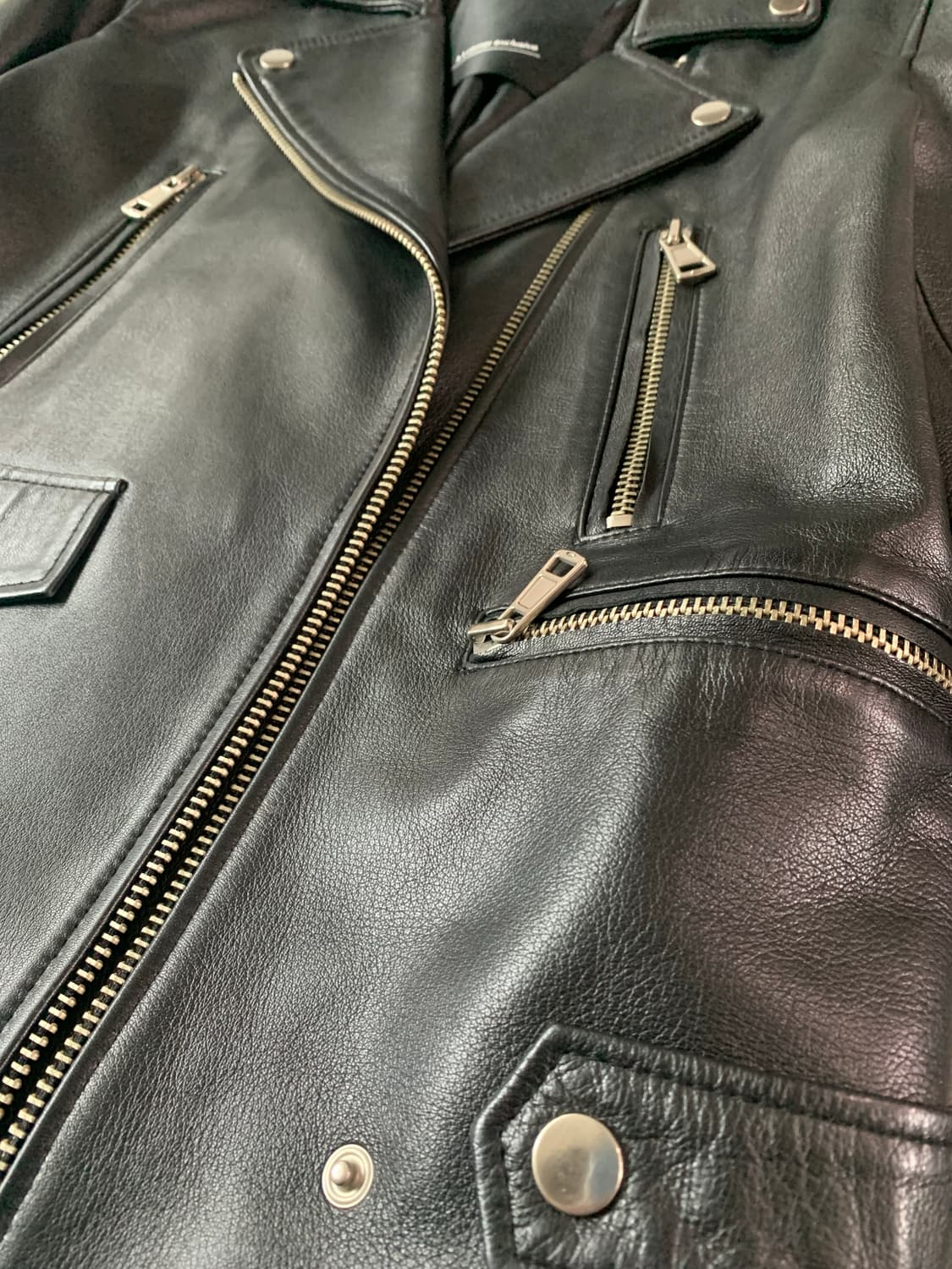 official.637 천연 양가죽 라이더 자켓 상품이미지4