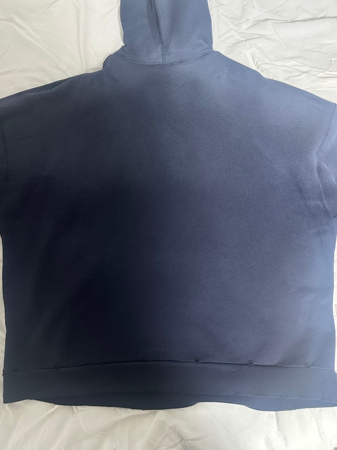 [2] 발렌시아가 22SS 노코멘트 후디 네이비 상품이미지4