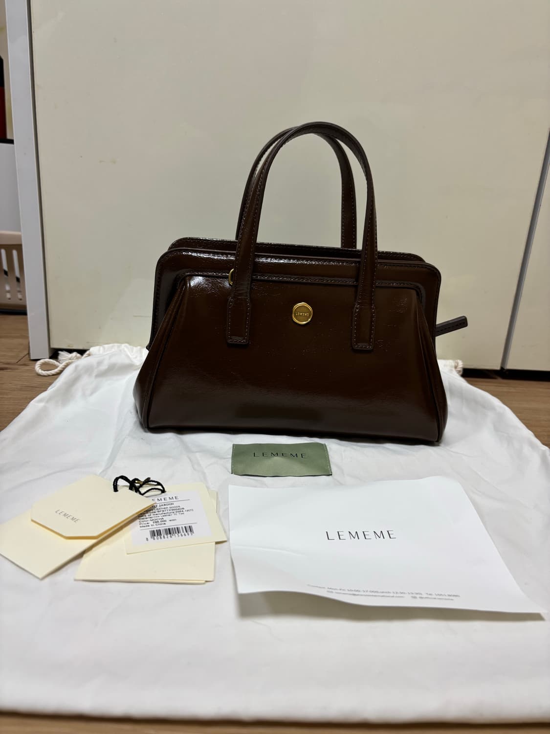 르메메 삭 쁘띠 자뎅 Sac Petit Jardin 모카 상품이미지6