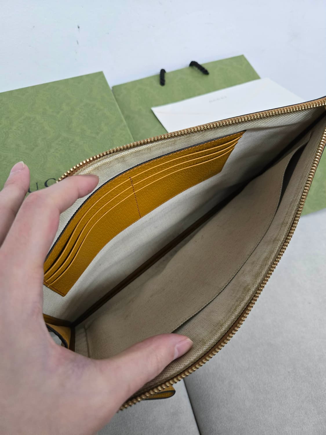 [보증서 정품] 구찌 카이 클러치백 상품이미지1