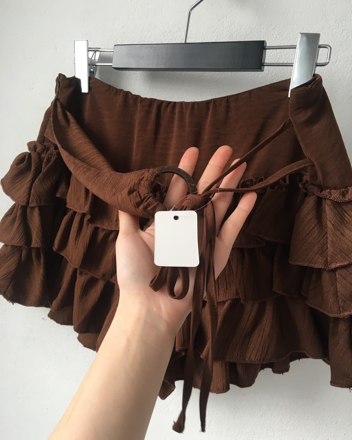 Belted frill short 상품이미지3