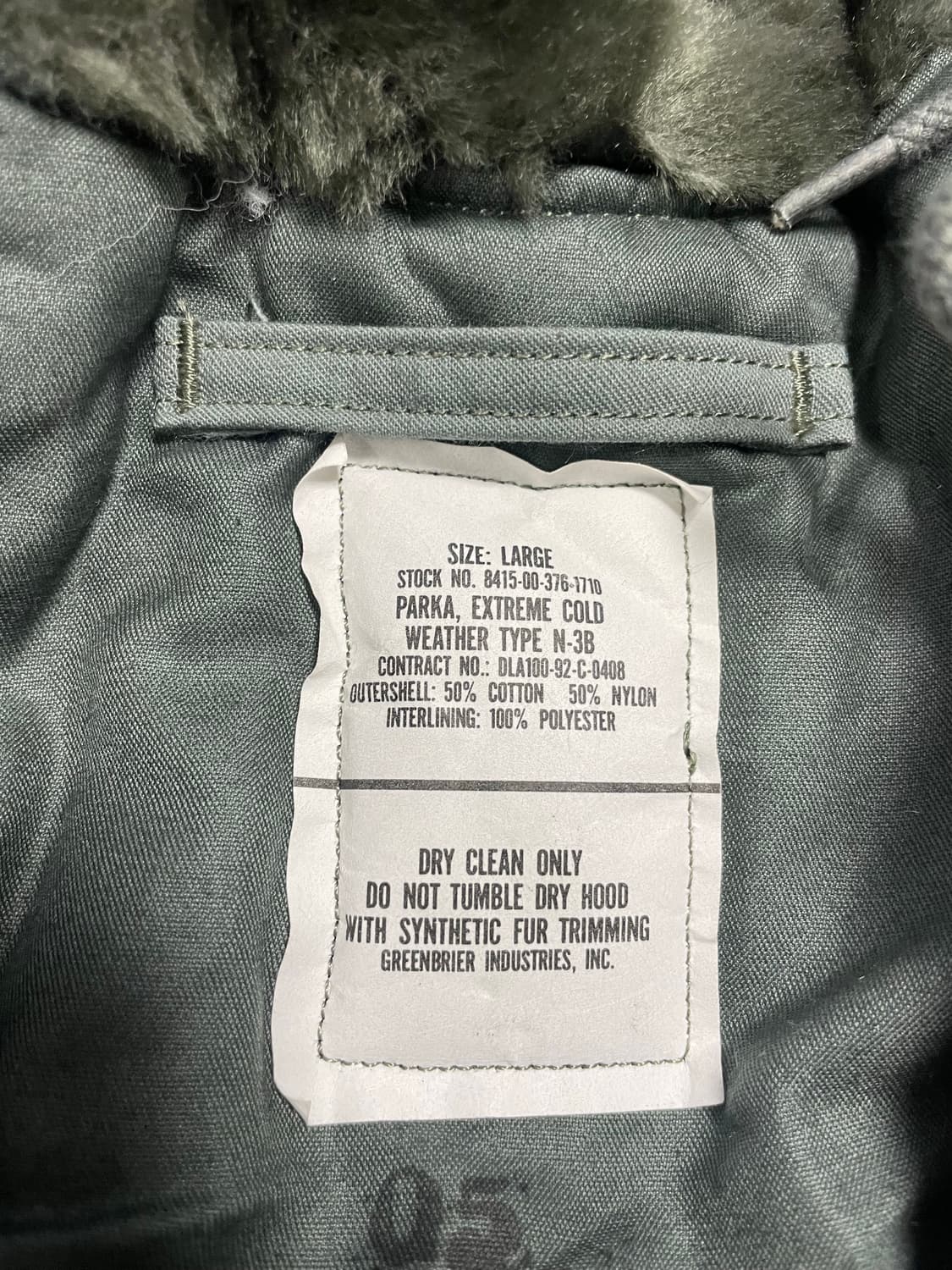 n3b og 오리지널 데드스탁 그린브리어 라지 새상품 상품이미지6