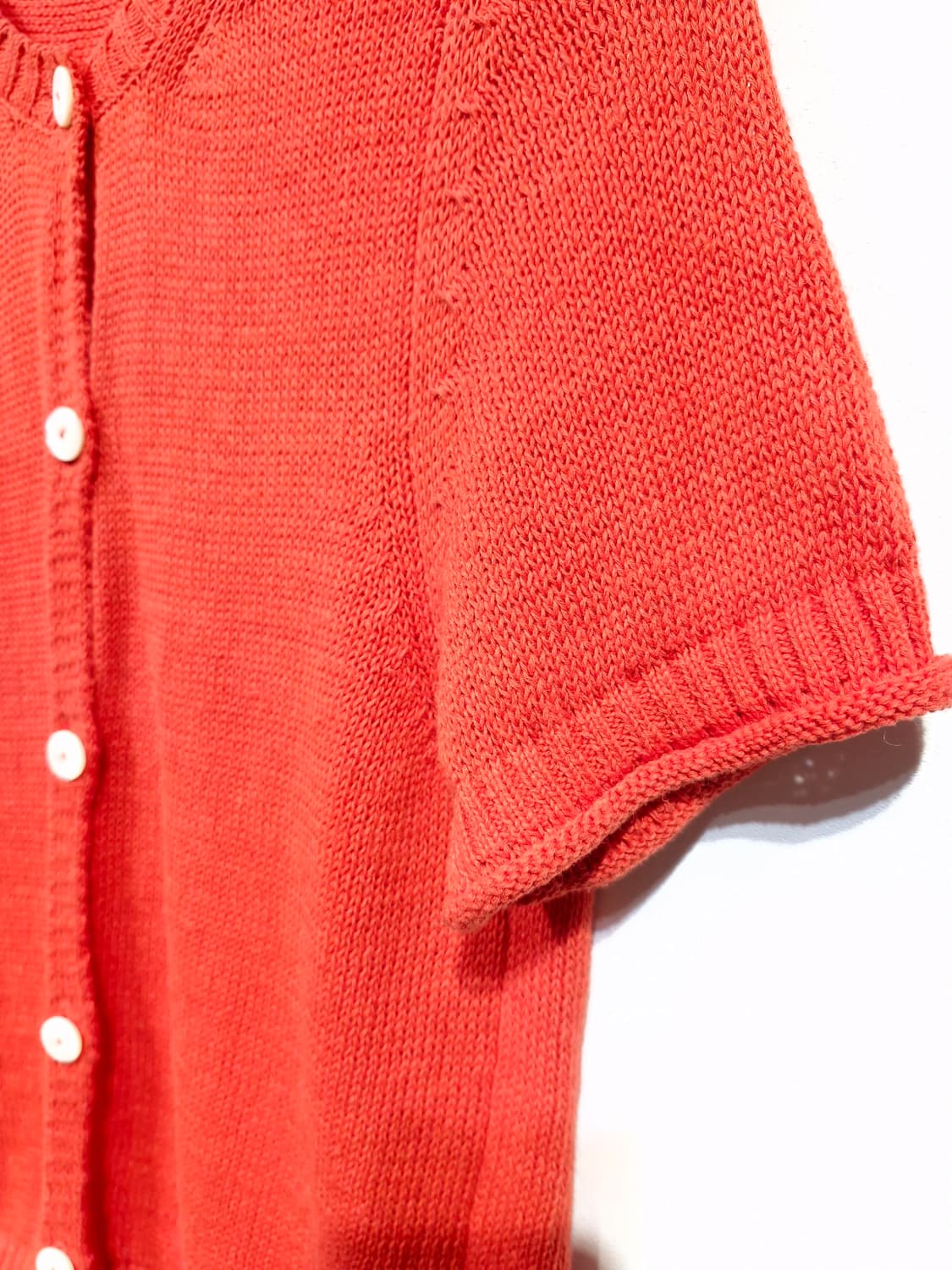 낫띵리튼 아이비 코튼 가디건 캔디레드(F) 상품이미지6